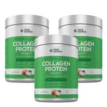 Kit 3 Collagen Protein 450g Colágeno Verisol Proteína TrueSource