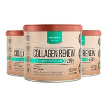 Kit 3 Collagen Renew Colágeno Hidrolisado Neutro Nutrify 300g Kit 3 Collagen Renew Colágeno Hidrolisado Neutro Nutrify 300g