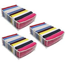 Kit 3 Colmeia Organizador de Gaveta para Camiseta, Calça Legging, Pijama de Verão