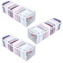 Kit 3 Colmeia Organizador de Gaveta para Roupa Bebê, Calcinha, Cueca e Meias Kit 3 Colmeia Organizador de Gaveta para Roupa Bebê, Calcinha, Cueca e Meias