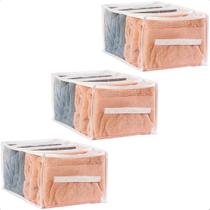 Kit 3 Colmeia Organizadora Plus GG Toalhas Roupas 32x45x22cm Kit 3 Colmeia Organizadora Plus GG Toalhas Roupas 32x45x22cm