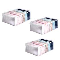 Kit 3 Colmeias Organizadoras Branco 40x30x15cm Gavetas Guarda-Roupas Kit 3 Colmeias Organizadoras Branco 40x30x15cm Gavetas Guarda-Roupas