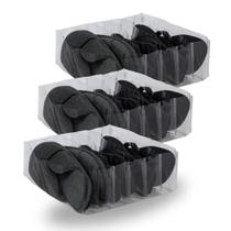 Kit 3 Colmeias Organizadoras Premium Transparente e Reforçada Tamanho EXG