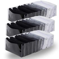 Kit 3 Colmeias Organizadoras Premium Transparente e Reforçada Tamanho G