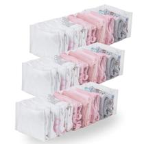 Kit 3 Colmeias Organizadoras Premium Transparente e Reforçada Tamanho P