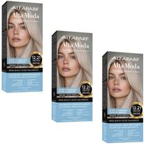 Kit 3 Coloração Alfaparf Alta Moda 12.21 Louro Platina Irisado Cinza Kit 3 Coloração Alfaparf Alta Moda 12.21 Louro Platina Irisado Cinza