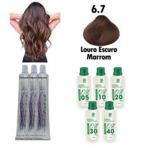 Kit 3 Coloração Cabelos Louro + Ox Juca