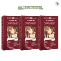 Kit 3 Coloração Tinta Natural Henna Pó Surya - Escolha Cor