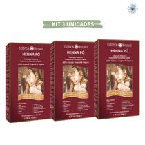 Kit 3 Coloração Tinta Natural Henna Pó Surya - Escolha Cor