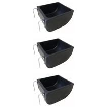 Kit 3 Comedouros Abecel 10 Litros 30x26x16 Kit 3 Comedouros Abecel 10 Litros 30x26x16