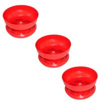 KIT 3 Comedouros Automático pintinhos frango-PLÁSTICO
