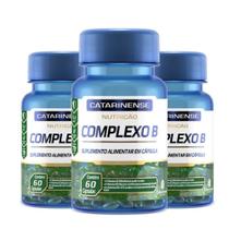 Kit 3 Complexo B Catarinense Pharma 60 Cápsulas