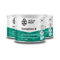 Kit 3 Complexo B Ocean Drop Vegano 60 Cápsulas