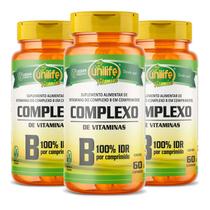 Kit 3 Complexo B Vitaminas 500mg 60 Comprimidos Unilife - Unilife Vitamins