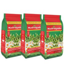 Kit 3 Composto de Erva Mate Madrugada 500g Com Ervas Kit 3 Composto de Erva Mate Madrugada 500g Com Ervas