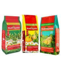 Kit 3 Composto de Erva-Mate Madrugada 500g - Ervas Kit 3 Composto de Erva-Mate Madrugada 500g - Ervas