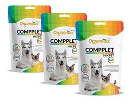 Kit 3 Compplet Mix Pet A-z Suplemento Organnact 120g Kit 3 Compplet Mix Pet A-z Suplemento Organnact 120g
