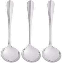 Kit 3 Conchas Aço Inox 20cm Servir Molhos Caldas Doces Sopas Positano Lyor Kit 3 Conchas Aço Inox 20cm Servir Molhos Caldas Doces Sopas Positano Lyor