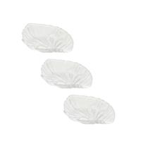 Kit 3 conchas decorativas de vidro cristal de chumbo lyor