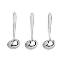 Kit 3 Conchas Molho Feijão Aço Inox Laguna 27cm Tramontina Kit 3 Conchas Molho Feijão Aço Inox Laguna 27cm Tramontina