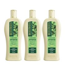 Kit 3 Condicionador Antiqueda Jaborandi Crescimento Cabelos Fortalecedor Bio Extratus 500ml