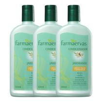 Kit 3 Condicionador Cabelos 320ml Jaborandi Farmaervas Kit 3 Condicionador Cabelos 320ml Jaborandi Farmaervas