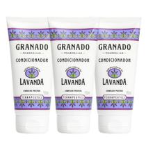 Kit 3 Condicionador Lavanda Cabelos Mistos Granado Terrapeutics 180ml Kit 3 Condicionador Lavanda Cabelos Mistos Granado Terrapeutics 180ml
