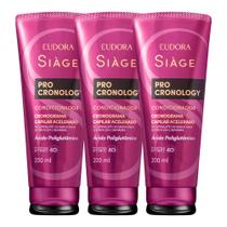 Kit 3 Condicionador Pro Cronology Finalizador de Cronograma Capilar 200ml Eudora Siàge