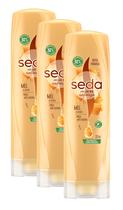 kit 3 Condicionador Seda Mel e Aveia 325ML
