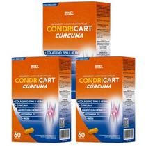Kit 3 Condricart 60 Cápsulas Colágeno Tipo II Vit D3