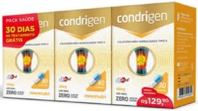 Kit 3 Condrigen 40mg (3x 30 Cáps) Colágeno Tipo II Maxinutri