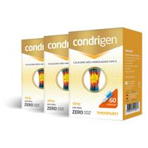Kit 3 Condrigen Colágeno Tipo 2 Maxinutri 60 Cápsulas