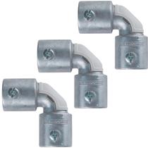 Kit 3 Conector Curvo S/ Rosca 1 Polegada Tramontina