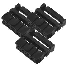 Kit 3 conector idc femea 14vias fc14 ds1016 14ma2bb