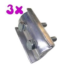 Kit 3 Conector Paralelo Bimetálico Tapit 10 à 70 para Conexão de Cabo Duplo Kit 3 Conector Paralelo Bimetálico Tapit 10 à 70 para Conexão de Cabo Duplo