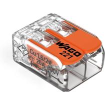 Kit 3 Conector Wago Emenda 2 Fios Mod. 221-412