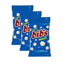 Kit 3 Confeito Bib's Chocolate Branco 40g