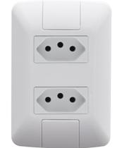 Kit 3 Conj 4x2 com 2 Tomadas 2P+T Tramontina 20A 250V