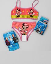 Kit 3 Conjuntinhos de Lingerie Infantil - Para Praia e Piscina - Biquíni Infantil Kit 3 Conjuntinhos de Lingerie Infantil - Para Praia e Piscina - Biquíni Infantil