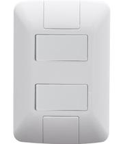 Kit 3 Conjunto 4x2 2 Interruptores Tramontina Aria 6A 250V Kit 3 Conjunto 4x2 2 Interruptores Tramontina Aria 6A 250V