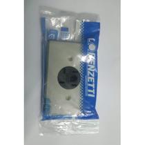 Kit 3 Conjunto 4x2 Tomada Telefone RJ11 Cinza - Lorenzetti