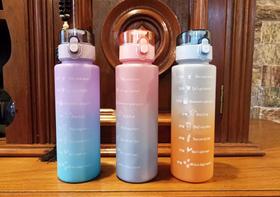 Kit 3 conjunto Garrafas de água resistente ideal para o seu dia a dia - Filó Modas