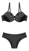 Kit 3 Conjunto Lingerie Calcinha E Sutiã Sexy Sensual Renda