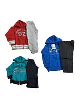 Kit 3 conjunto moletom inverno menino sortido para bebês