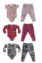 Kit 3 Conjuntos Bebê Femininos - Ladoo