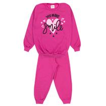 Kit 3 Conjuntos De Moletom Infantil Menina Roupas De Frio