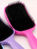 Kit 3 conjuntos Escovas raquete para cabelo almofada resistente - Filó Modas