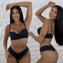 Kit 3 Conjuntos Lingerie Fio Duplo Básico Atacado Revenda Kit 3 Conjuntos Lingerie Fio Duplo Básico Atacado Revenda