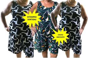Kit 3 Conjuntos Malha Fria Liganete - Estampas Sortidas Kit 3 Conjuntos Malha Fria Liganete - Estampas Sortidas