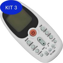 Kit 3 Controle Ar Condicionado Komeco Comfee Midea R06 Bgce